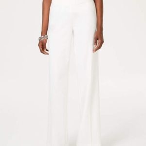 INC International Concepts White Wide Leg Pants